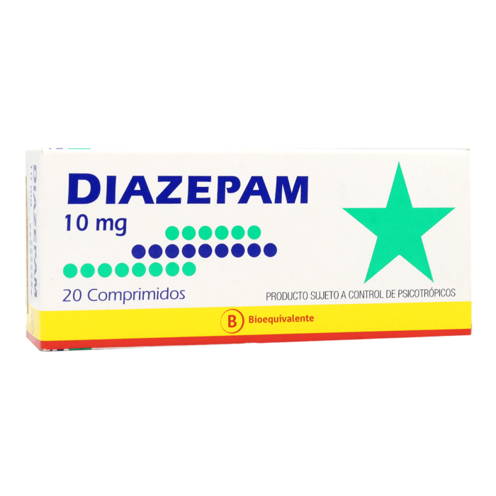 DIAZEPAM 10 MG 20 COMP